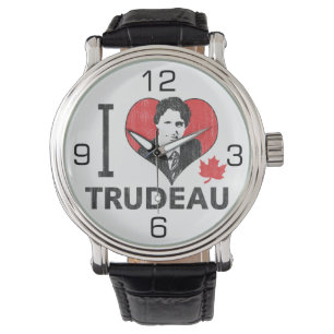 I Heart Trudeau Armbanduhr