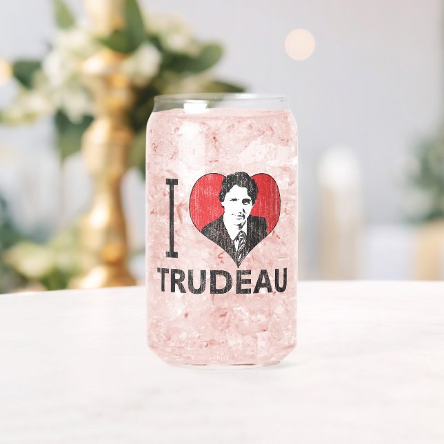 I Heart Trudeau Dosenglas (Insitu (Hochzeit))