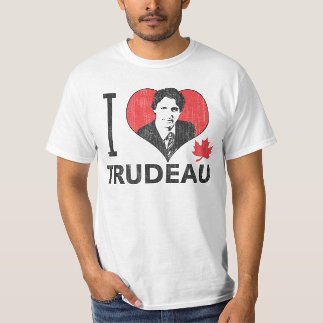 I Heart Trudeau T-Shirt (Vorderseite)