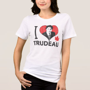 I Heart Trudeau Tri-Blend Shirt