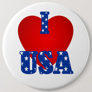 I "Heart" USA/Kolossal, 16 mm, Round Button