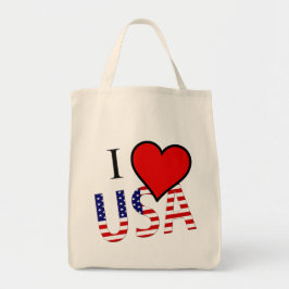 I Heart USA Overlay-Datei Tragetasche
