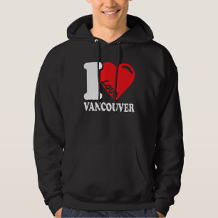 I Heart Vancouver Schöne kanadische Stadt I Liebe Hoodie