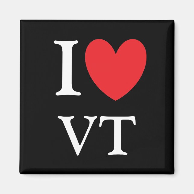 I Heart Vermont Magnet (Vorne)