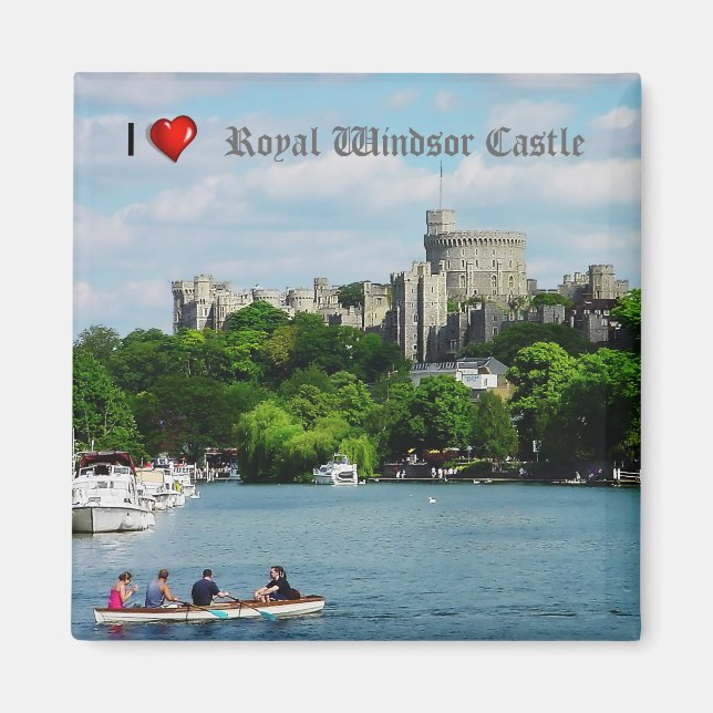 I heart Windsor Castle Kühlschrankmagnet Magnet (Vorne)
