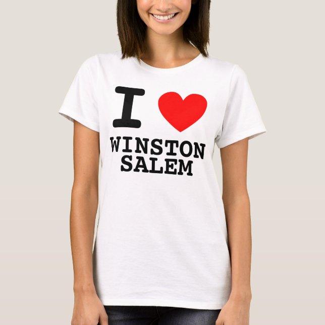 I Heart Winston-Salem-Shirt T-Shirt (Vorderseite)