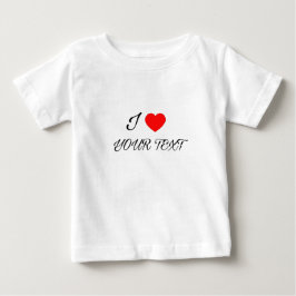 I heart Your Text Baby T-shirt