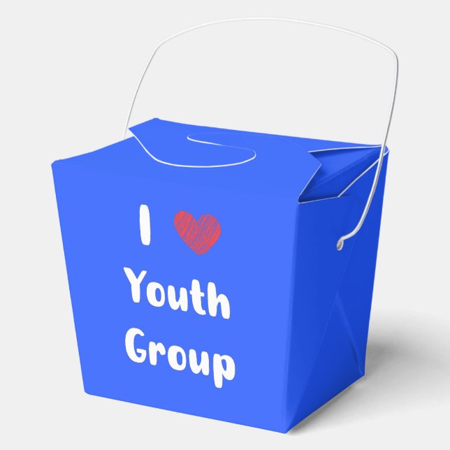 I Heart Youth Group Bevorzugung Box Geschenkschachtel (Vorderseite)