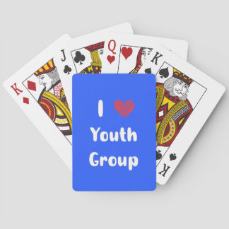 I Heart Youth Group Classic Spielkarten