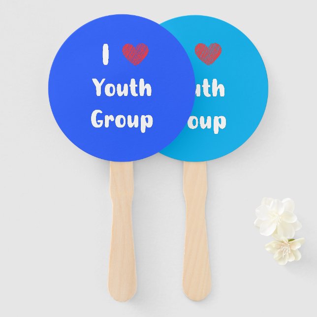 I Heart Youth Group Fans Fächer (Vorne und Hinten)