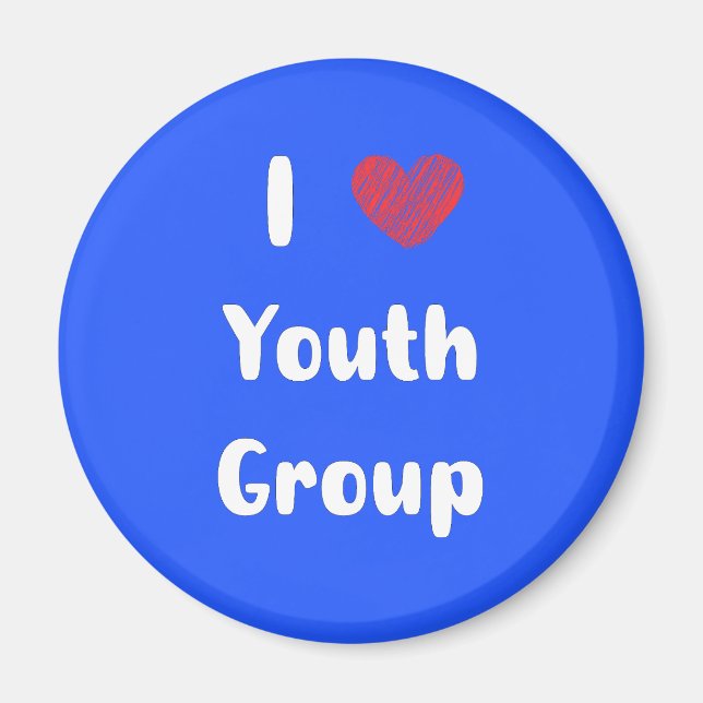 I Heart Youth Group Magnet (Vorne)