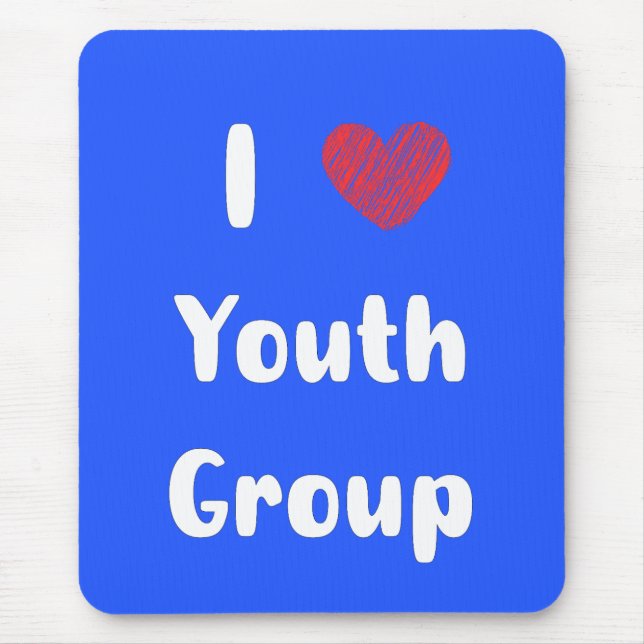 I Heart Youth Group Mousepad (Vorne)