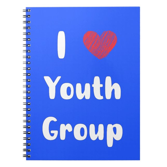 I Heart Youth Group Notebook Notizblock (Vorderseite)