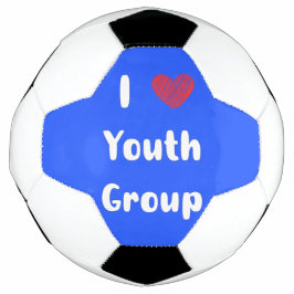 I Heart Youth Group Soccer Ball