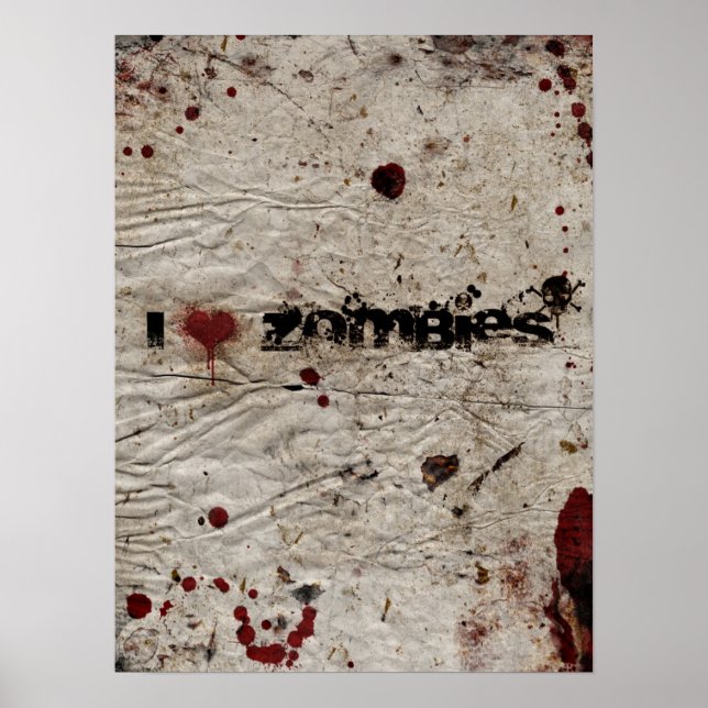 I Heart Zombies Poster (Vorne)