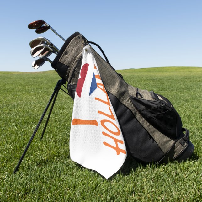 I Heartflag Holland oder auf w gtcnt Golfhandtuch (Gras)