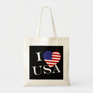 I Heartflag USA wt btcent Tragetasche