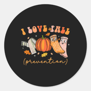 I Herbstverhütung Fälle Physikalische Therapie Runder Aufkleber