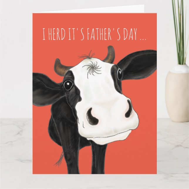 "I Herd's Day" Card Karte (Vorderseite)