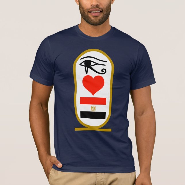 I Herz Ägypten T-Shirt (Vorderseite)