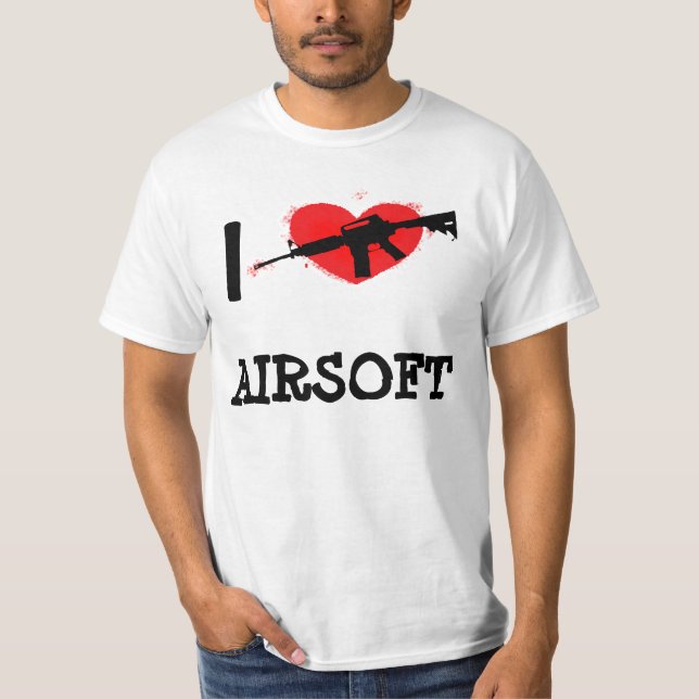 I Herz Airsoft T-Shirt (Vorderseite)