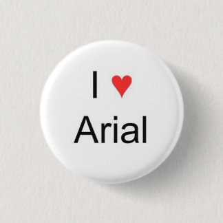I Herz Arial Button
