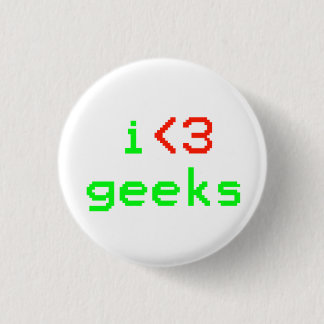 I Herz-Aussenseiter-Knopf Button