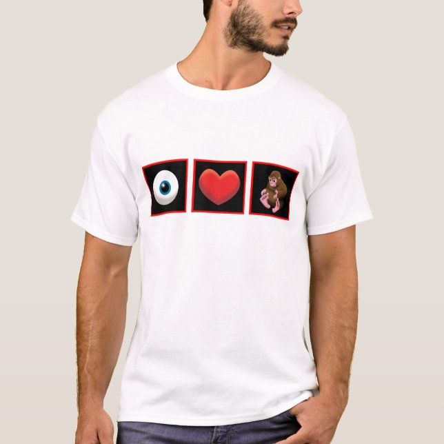 I HERZ-BABY SQUATCH T-Shirt (Vorderseite)
