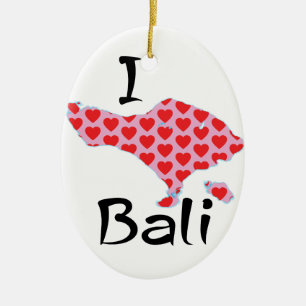 I Herz Bali Keramikornament