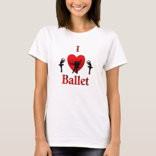 I Herz-Ballett T-Shirt