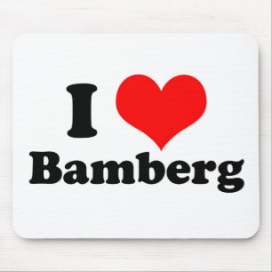 I Herz Bamberg Mousepad