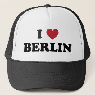 I Herz Berlin Deutschland Truckerkappe