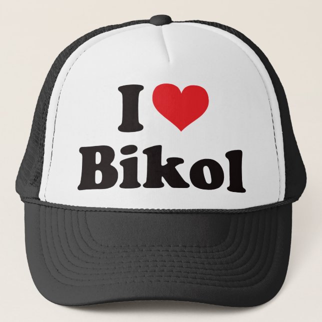 I Herz Bikol Truckerkappe (Vorderseite)