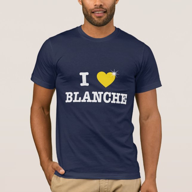 I Herz Blanche T-Shirt (Vorderseite)