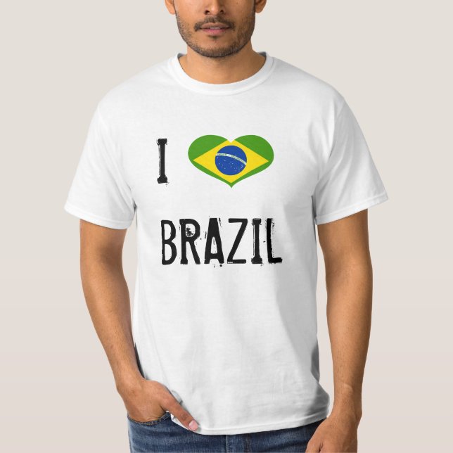 I Herz Brasilien T-Shirt (Vorderseite)