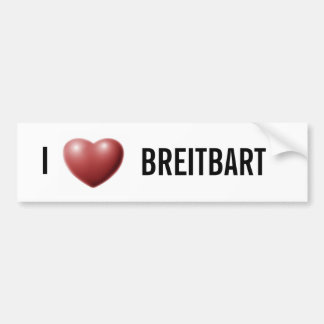 I Herz Breitbart Autoaufkleber