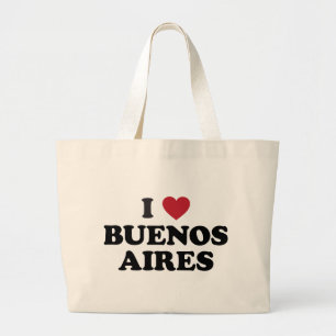 I Herz Buenos Aires Argentinien Jumbo Stoffbeutel