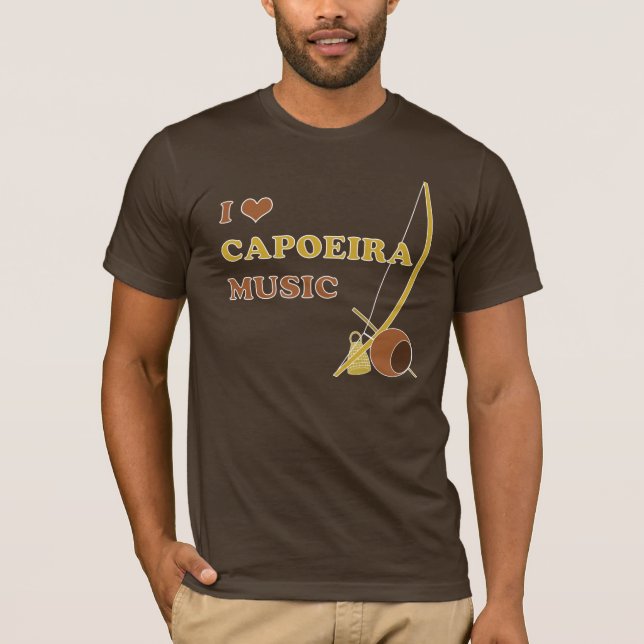 I Herz Capoeira Musik-T - Shirt (Vorderseite)