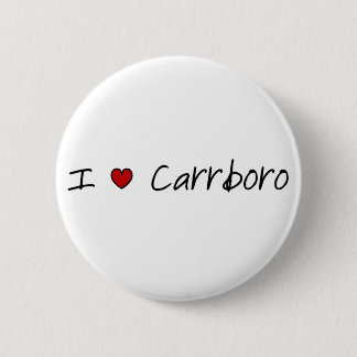 I Herz Carrboro Knopf Button