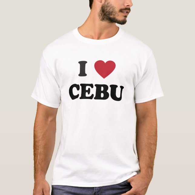 I Herz Cebu Philippinen T-Shirt (Vorderseite)