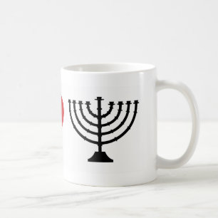I HERZ CHANUKKA KAFFEETASSE