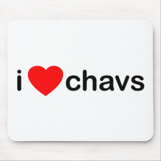 I Herz Chavs Mousepad