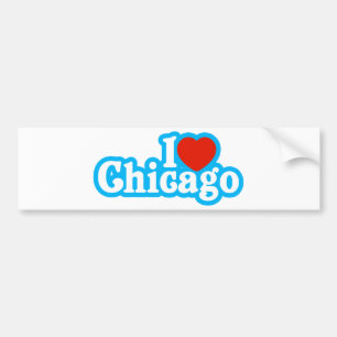 I Herz Chicago Autoaufkleber
