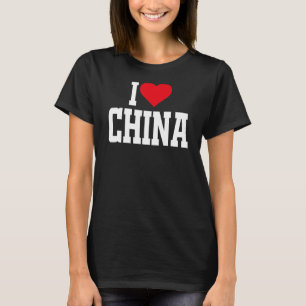 I Herz China mit Rotem Herzen I Liebe China 1 T-Shirt