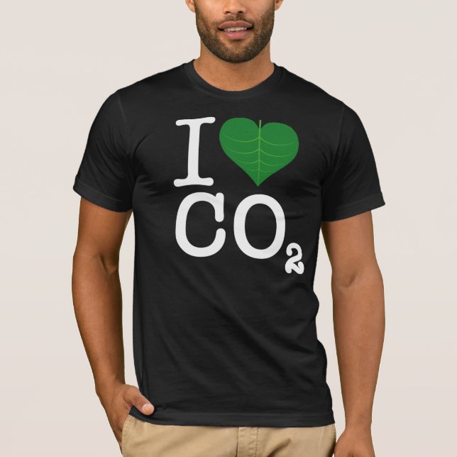 I Herz CO2 T-Shirt (Vorderseite)