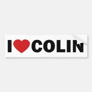 I HERZ COLIN AUTOAUFKLEBER
