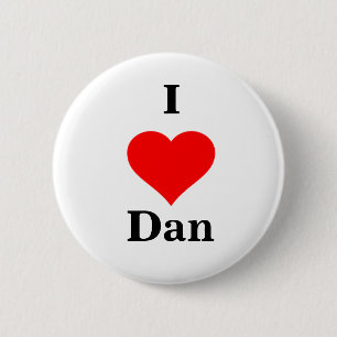 I Herz-Dan-Knopf Button
