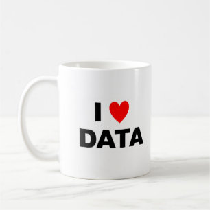 I Herz-Daten-Tasse Kaffeetasse