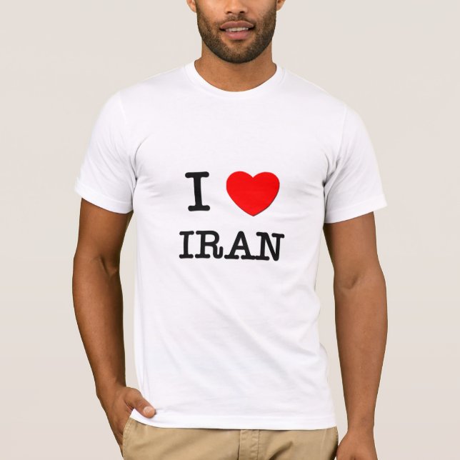 I HERZ DER IRAN T-Shirt (Vorderseite)