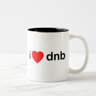 I Herz DNB Zweifarbige Tasse